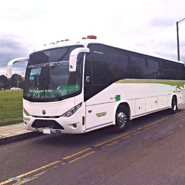 Usaremos éste tipo de buses durante el tour