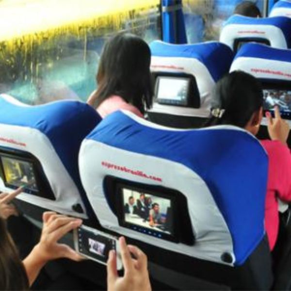 Usaremos éste tipo de buses durante el tour